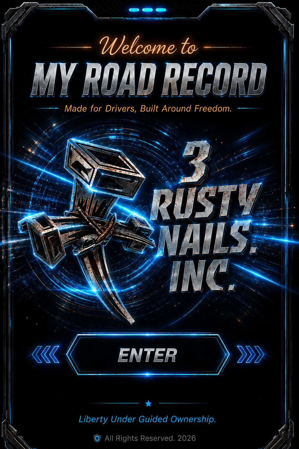 Welcome to MY ROAD RECORD